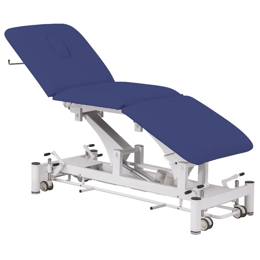 FYZIO 38, lehátko vyšetřovací zdravotní, ovladání nožním rámem, 3-segmentové, elektricky stavitelné,